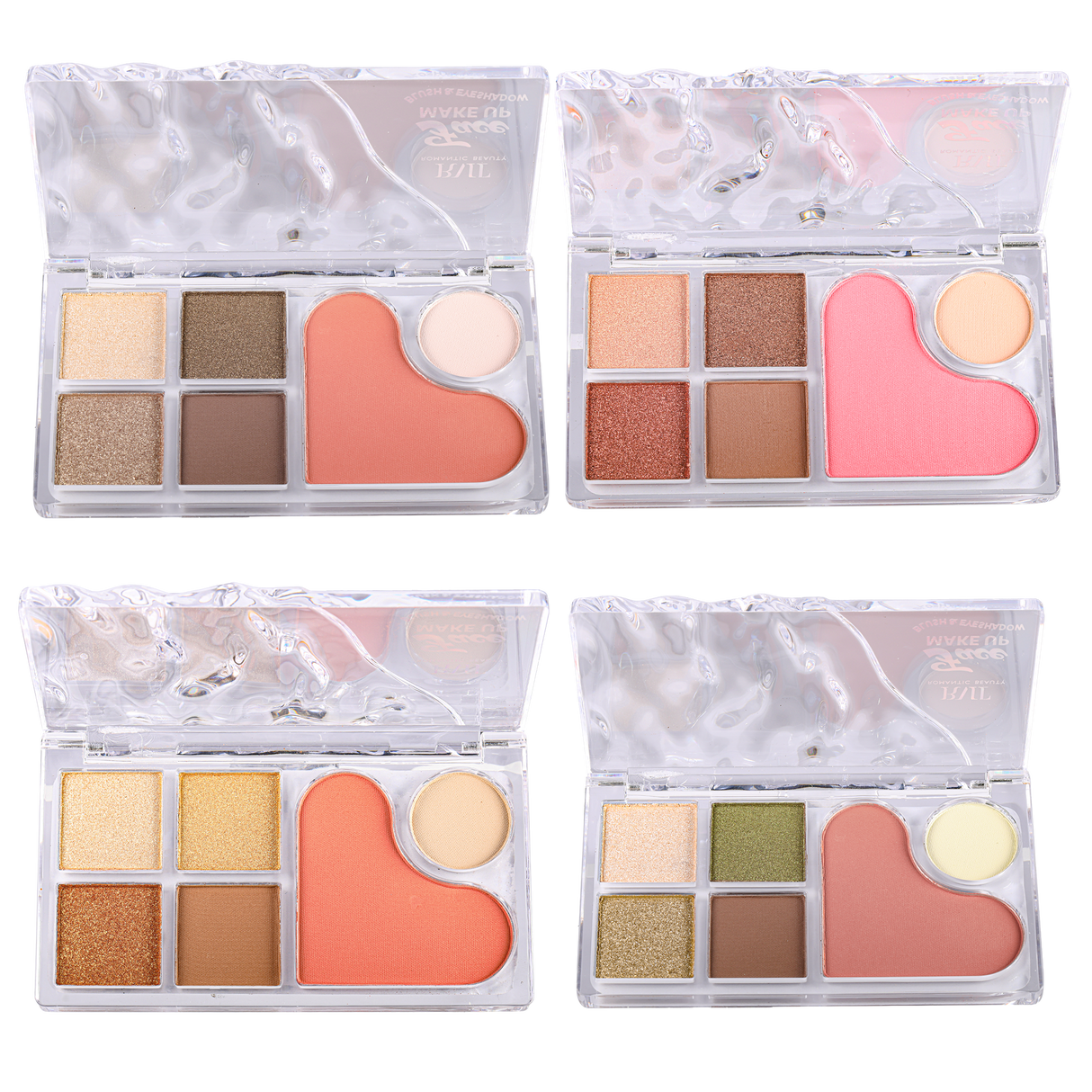 ROMANTIC BEAUTY -  FACE MAKE UP - BLUSH & EYESHADOW - DISPLAY(24PCS)