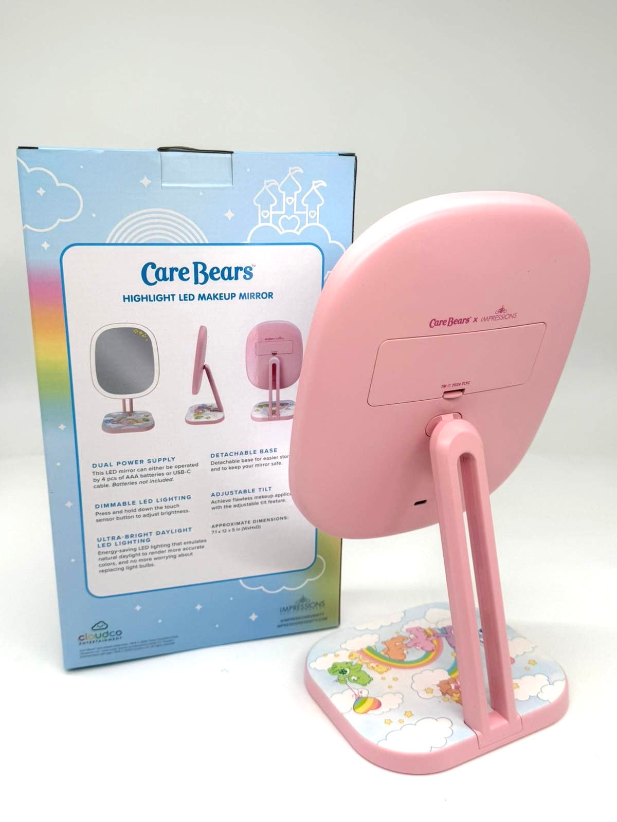 IMPRESSIONS VANITY- CARE BEARS- HIGHLIGHT LED- MIRROR- 1PC