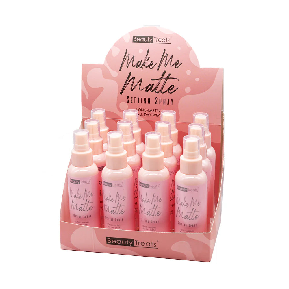 BEAUTY TREATS- MAKE ME MATTE- SETTING SPRAY- 12PCS