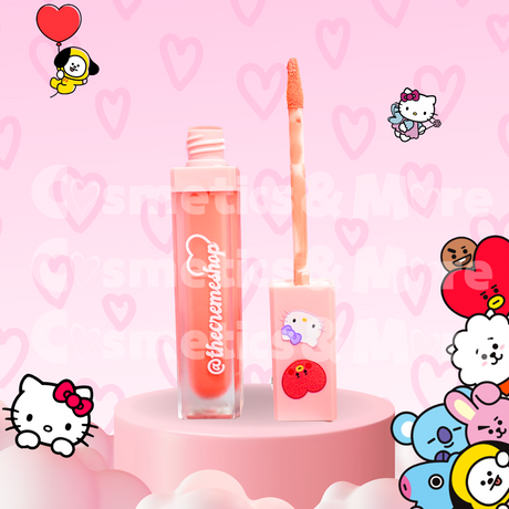 THE CREME SHOP- HELLO KITTY X BT21 BRILLO DE LABIOS