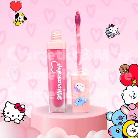 THE CREME SHOP- HELLO KITTY X BT21 BRILLO DE LABIOS