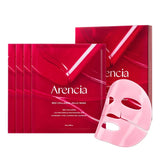ARENCIA - RED COLLAGEN JELLO MASK - 1 PACK (4 SHEET MASKS)