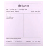 BIODANCE - REJUVENATING CAVIAR PDRN REAL DEEP MASK - 4 SHEET MASK ( 1 BOX )