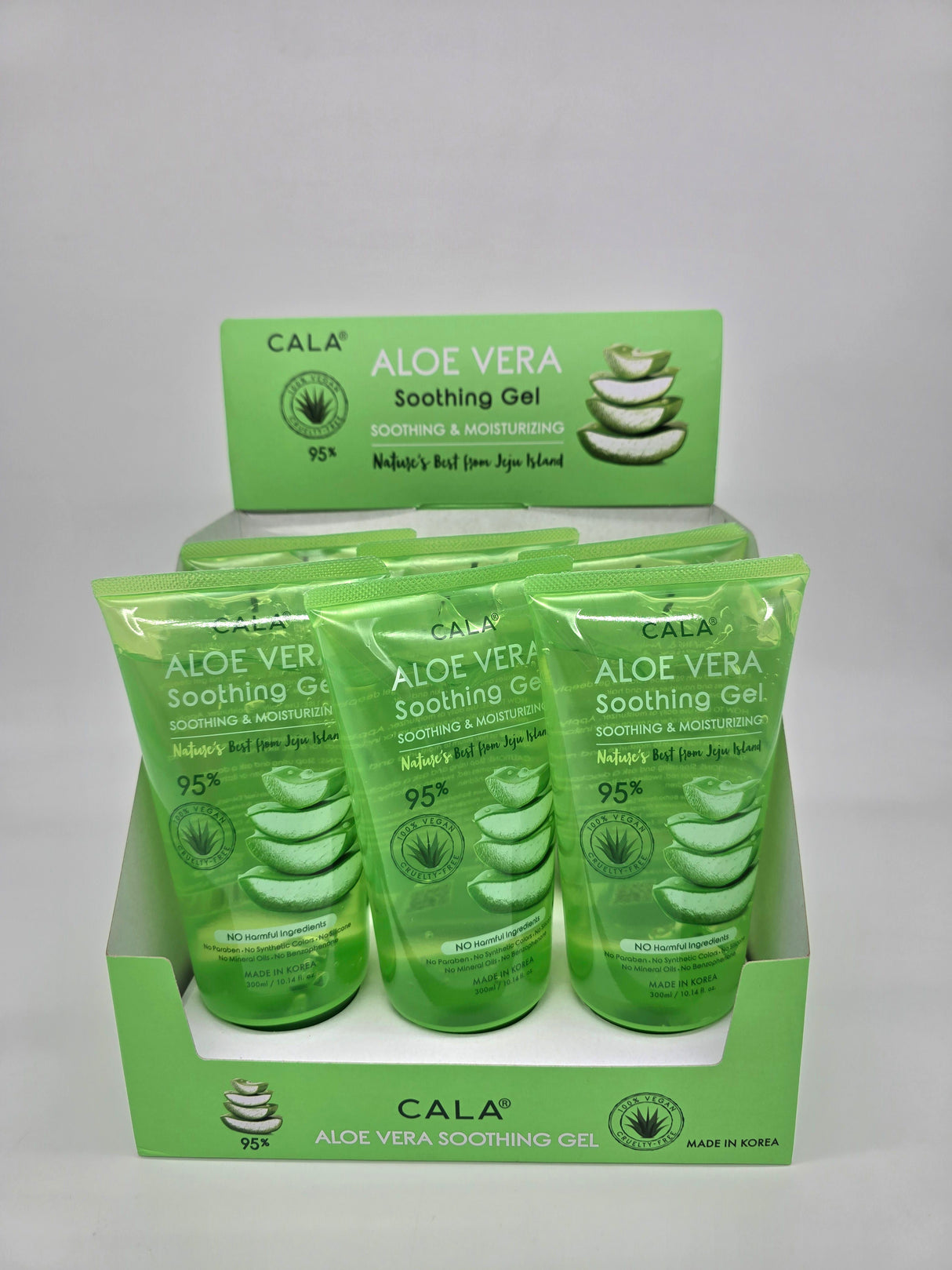 CALA- ALOE VERA- SOOTHING GEL- 6PCS DISPLAY