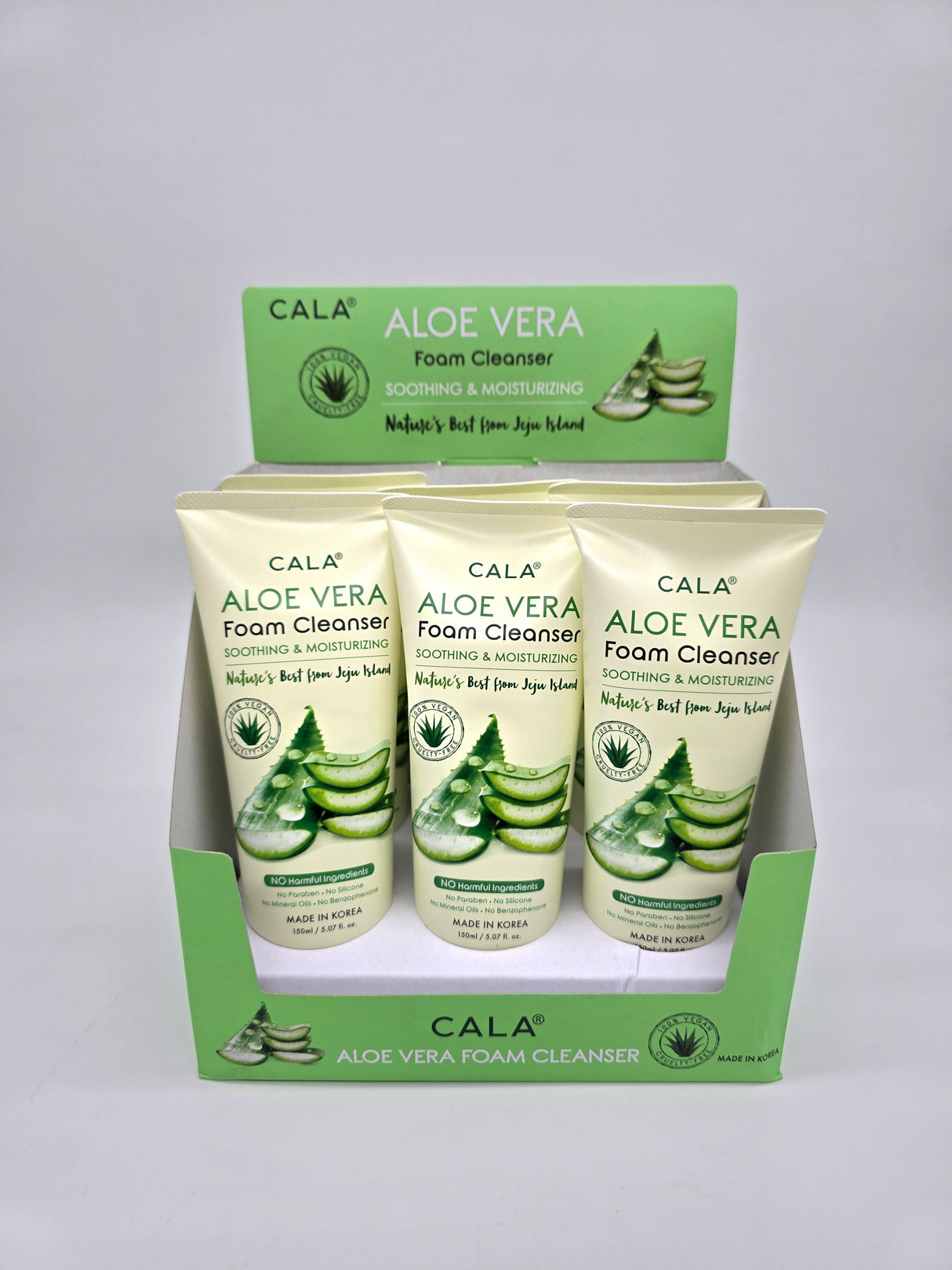 CALA- ALOE VERA- FOAM CLEANSER- 6PCS DISPLAY