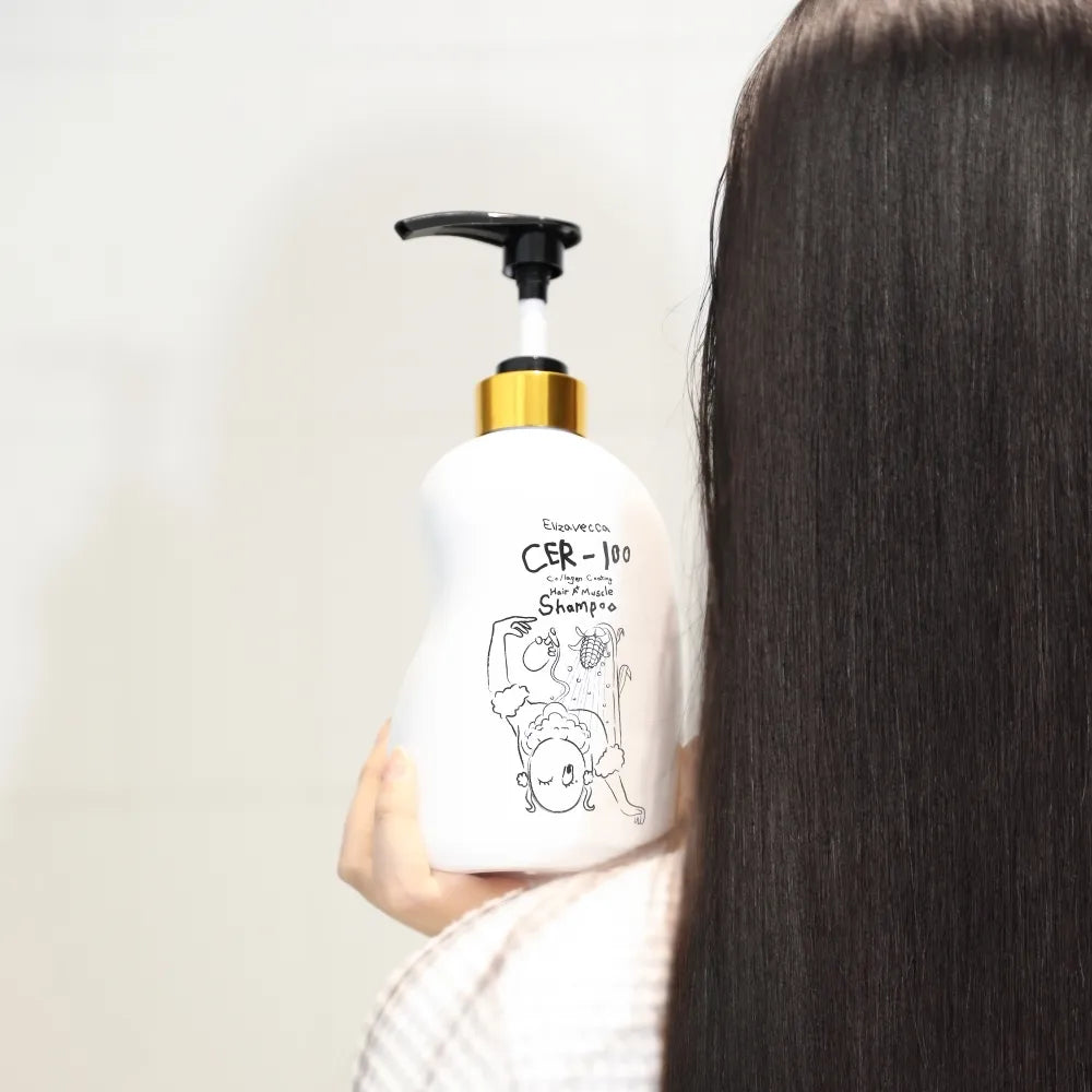 ELIZAVECCA - COLLAGEN COATING HAIR A+ MUSCLE SHAMPOO - (1PC)