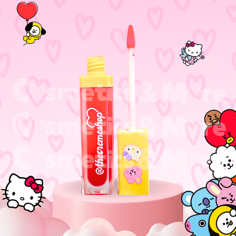 THE CREME SHOP- HELLO KITTY X BT21 BRILLO DE LABIOS