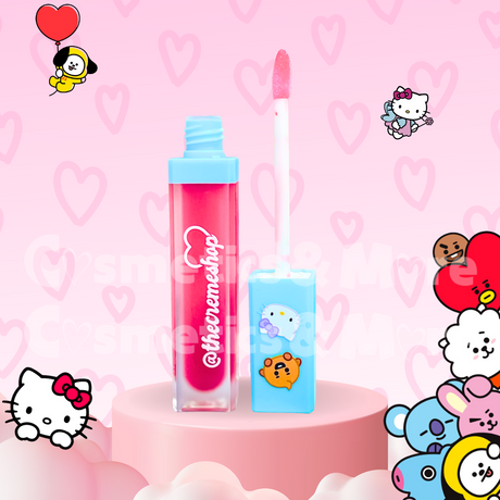 THE CREME SHOP- HELLO KITTY X BT21 BRILLO DE LABIOS