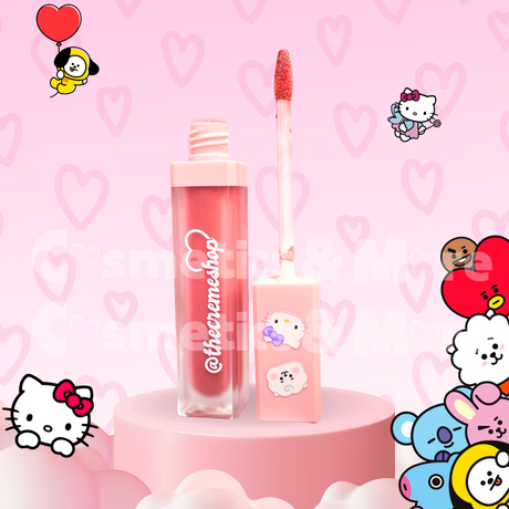 THE CREME SHOP- HELLO KITTY X BT21 BRILLO DE LABIOS