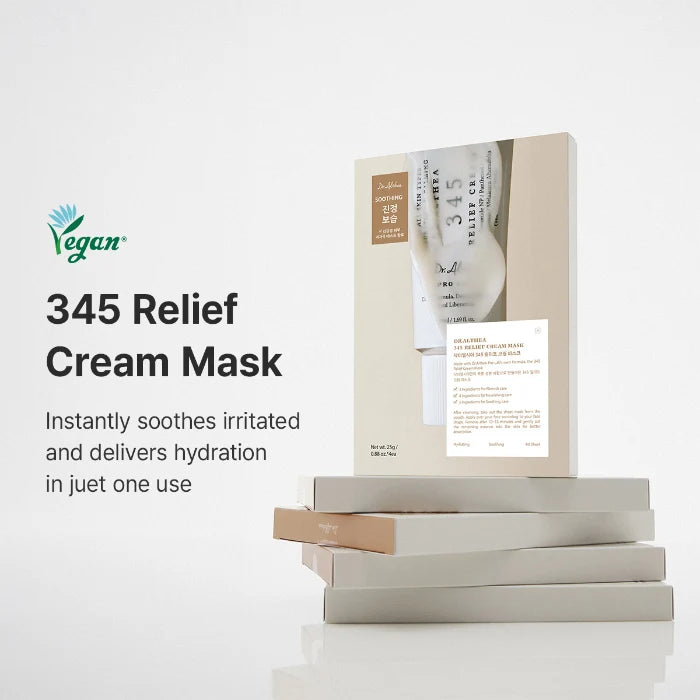 DR. ALTHEA - 345 RELIEF CREAM MASK - 1 PACK (4 MASKS)