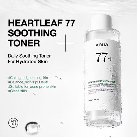 ANUA - HEARTLEAF 77 SOOTHING TONER - (1PC)