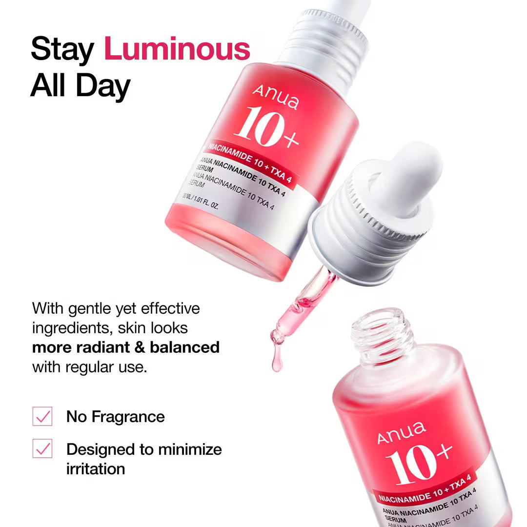 ANUA - NIACINAMIDE 10 TXA 4 SERUM FOR BRIGHTENING AND DARK SPOTS - (1PC)