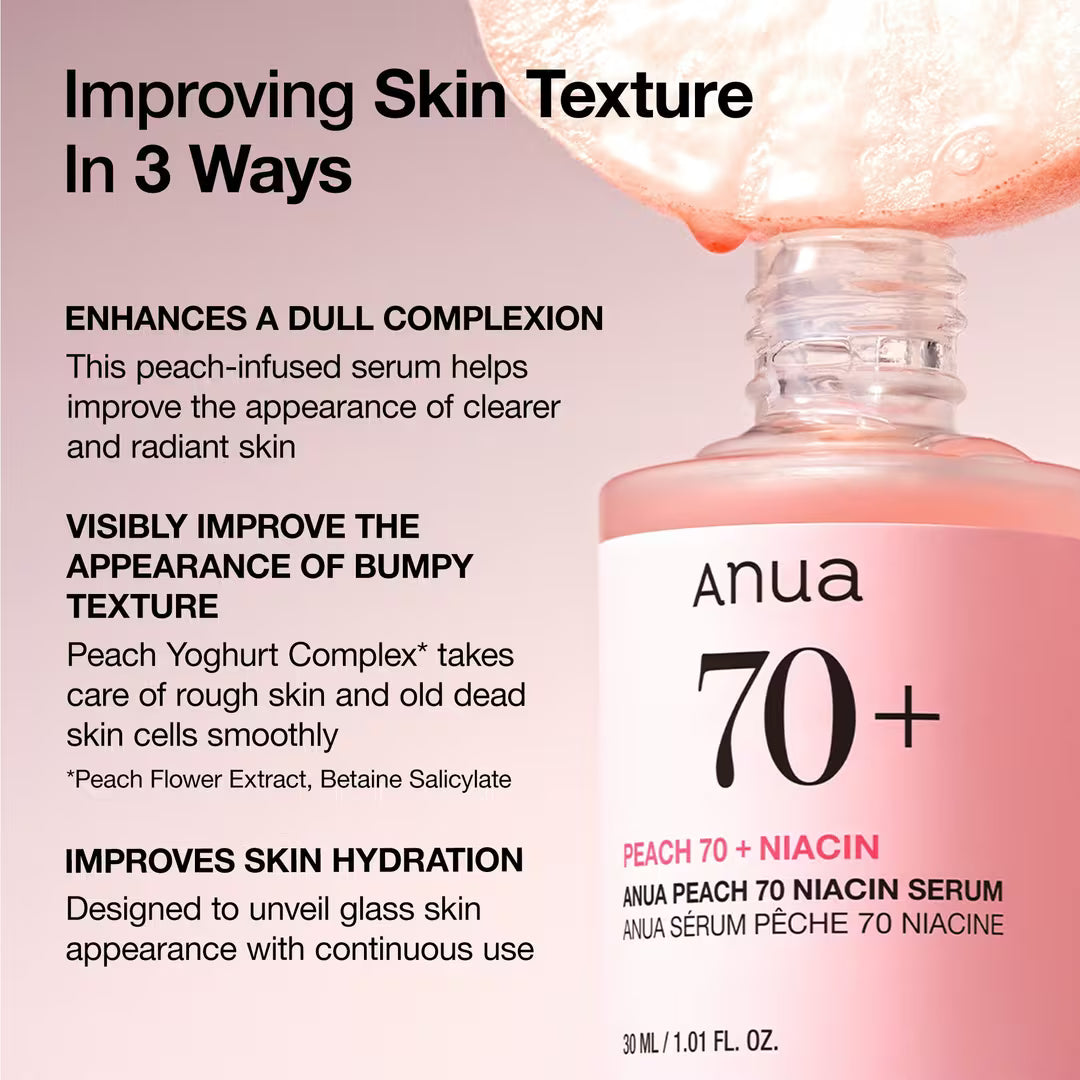 ANUA - PEACH 70+ NIACIN SERUM - (1PC)