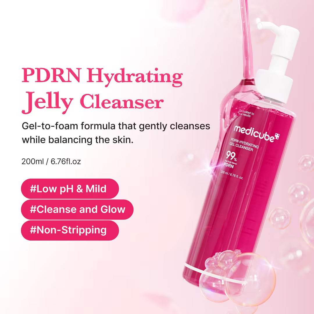MEDICUBE - PDRN HYDRATING GEL CLEANSER - (1PC)