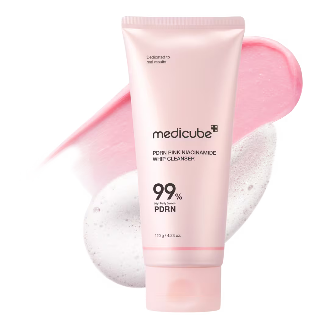 MEDICUBE - PDRN PINK NIACINAMIDE WHIP CLEANSER - (1PC)