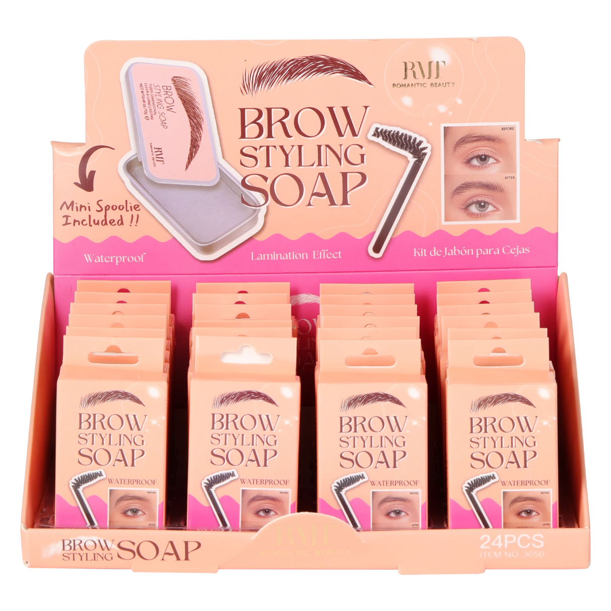 ROMANTIC BEAUTY- BROW STYLING SOAP-24PCS