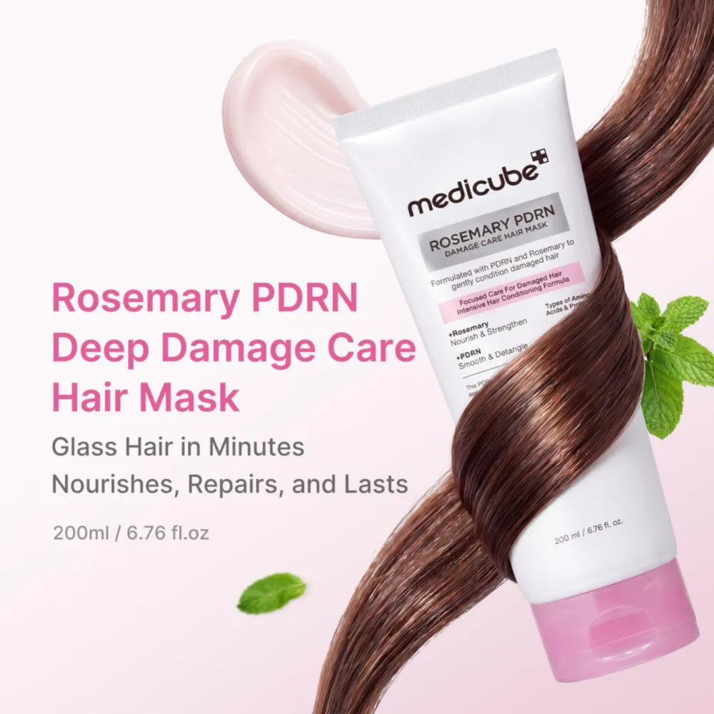 MEDICUBE - ROSEMARY PDRN DAMAGE CARE HAIR MASK - (1PC)