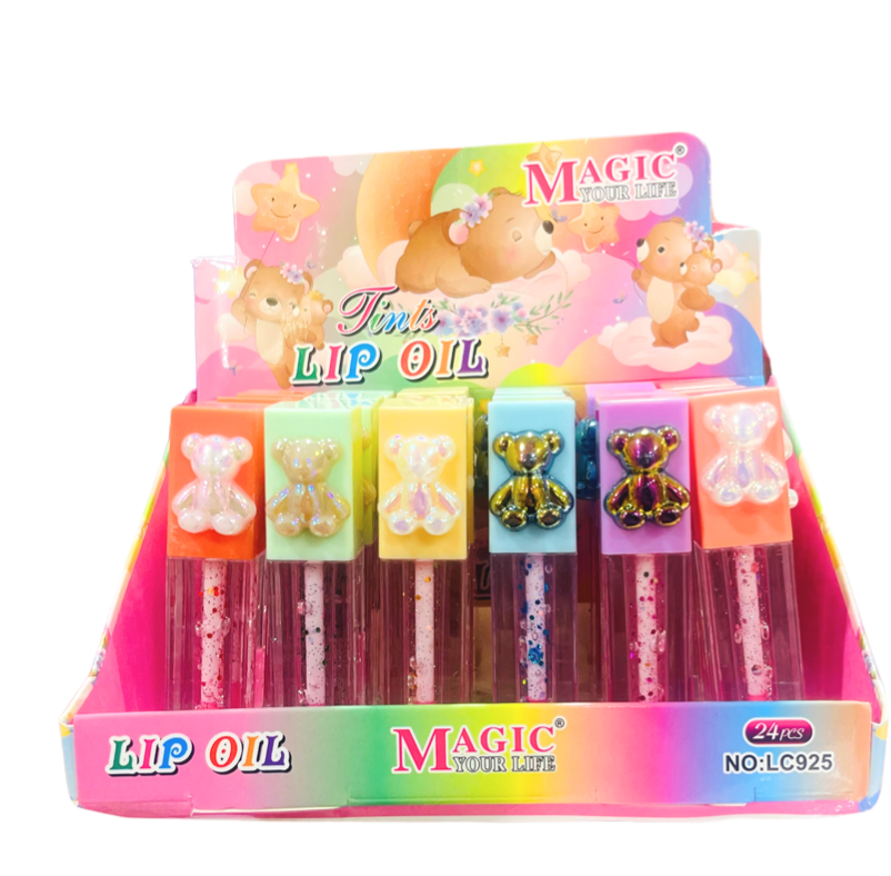 MAGIC YOUR LIFE- BEARS- TINT LIP OIL- 24PCS