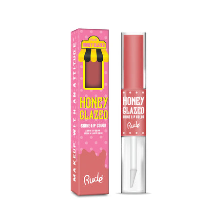 RUDE-HONEY GLAZED- SHINE LIP COLOR- 1 PC