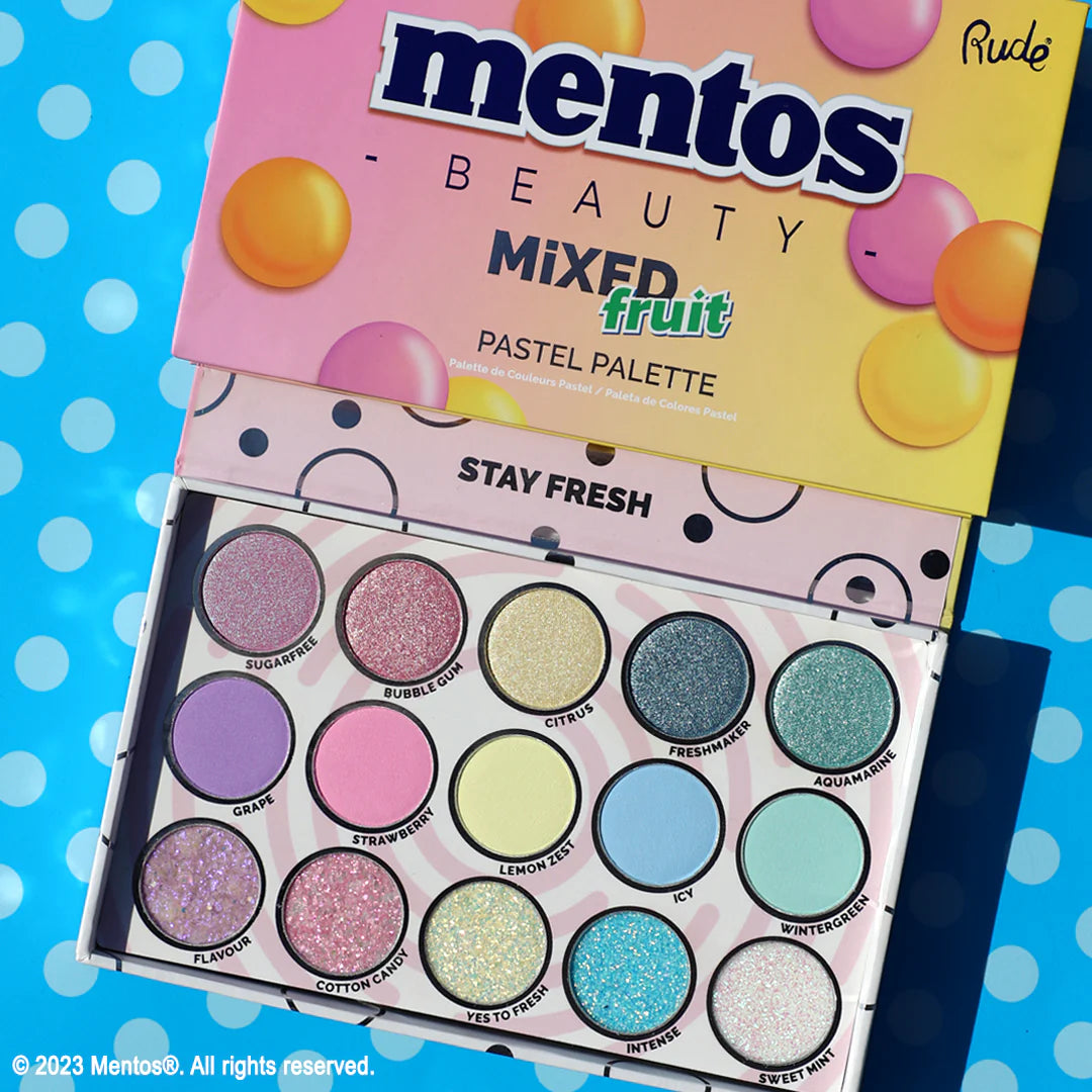 RUDE-MEMENTOS BEUTY MIXED FRUIT-PASTEL PALETTE-1PC