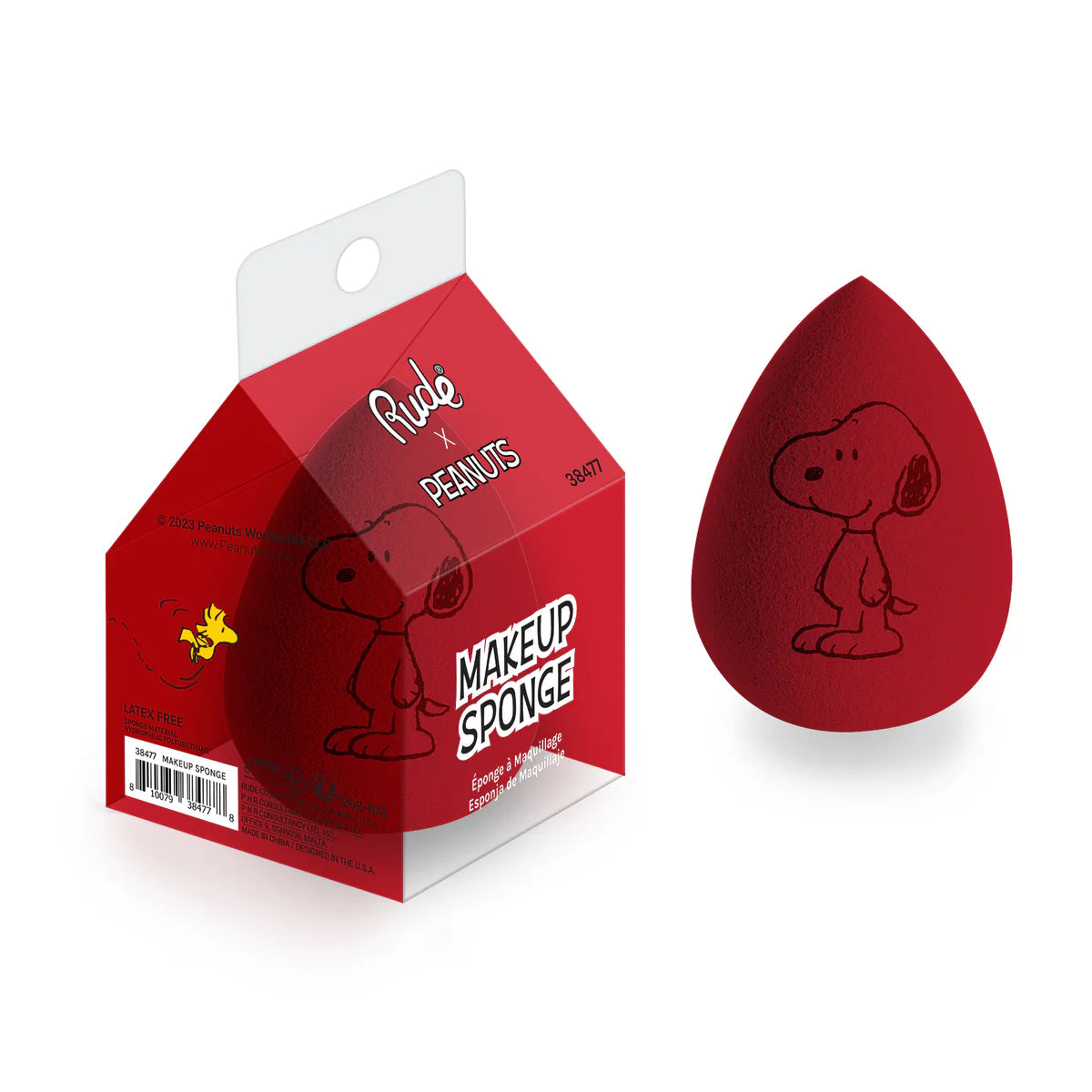 RUDE-PEANUTS-MAKEUP SPONGE-1 PC