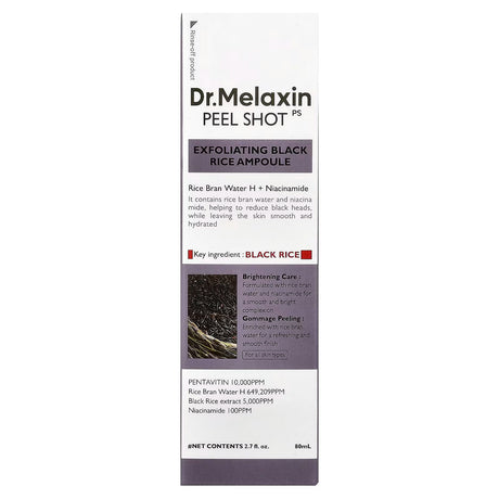 DR. MELAXIN - PEE SHOT EXFOLIATING BLACK RICE AMPOULE - (1PC)
