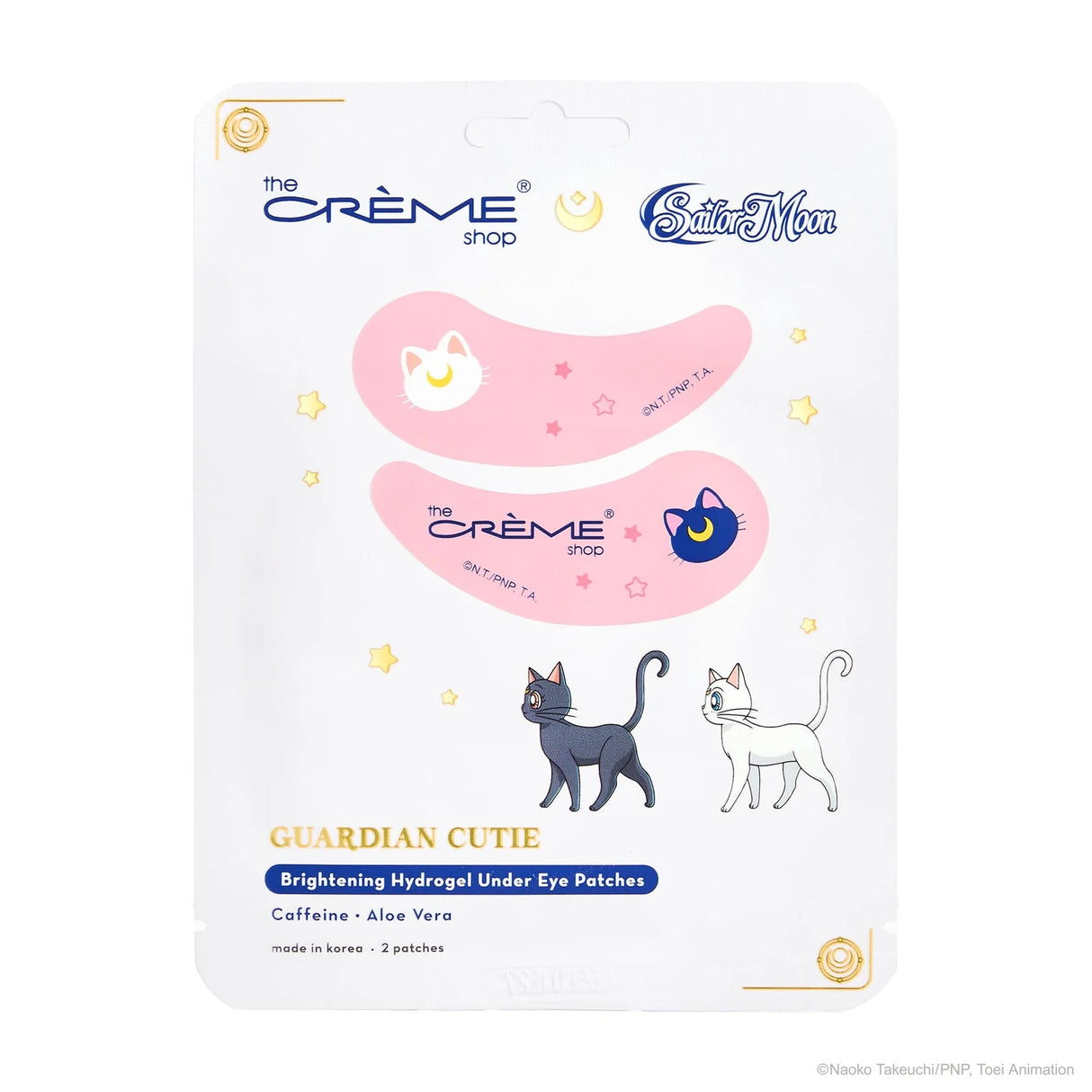 THE CREME SHOP X SAILOR MOON - GUARDIAN CUTIE BRIGHTENING HYDROGEL UNDER EYE PATCHES N(6 PC)