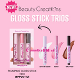 BEAUTY CREATIONS - PLUMPING GLOSS STICK TRIO