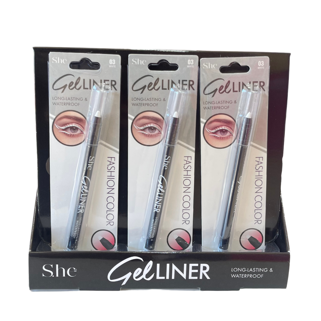 SH.E MAKEUP DELINEADOR EN GEL LARGA DURACI N DISPLAY 24PC