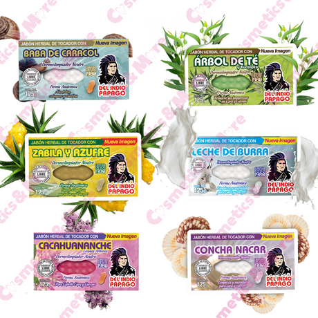 DEL INDIO PAPAGO - HERBAL SOAP BAR WITH VEGETABLE PASTA