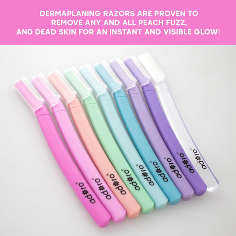 ADORO- DERMAPLANING FACE RAZORS- 72PCS JAR