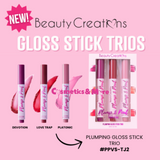 BEAUTY CREATIONS - PLUMPING GLOSS STICK TRIO