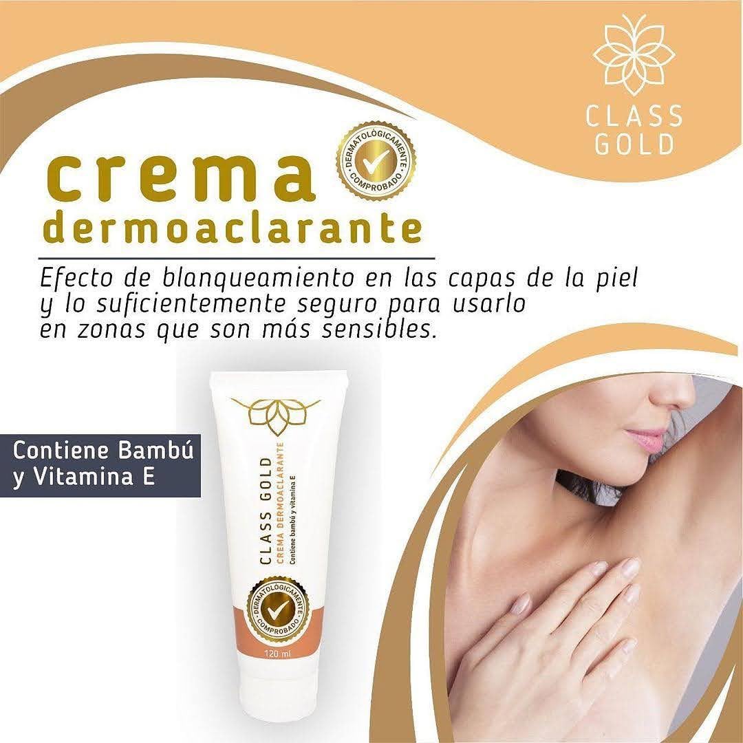 CLASS GOLD - CREMA CORPORAL ACLARANTE CON BAMBÚ Y VITAMINA E (1UD)