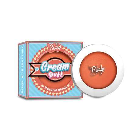 RUDE-CREAM PUF - NATURAL BLUSH- (1PC)