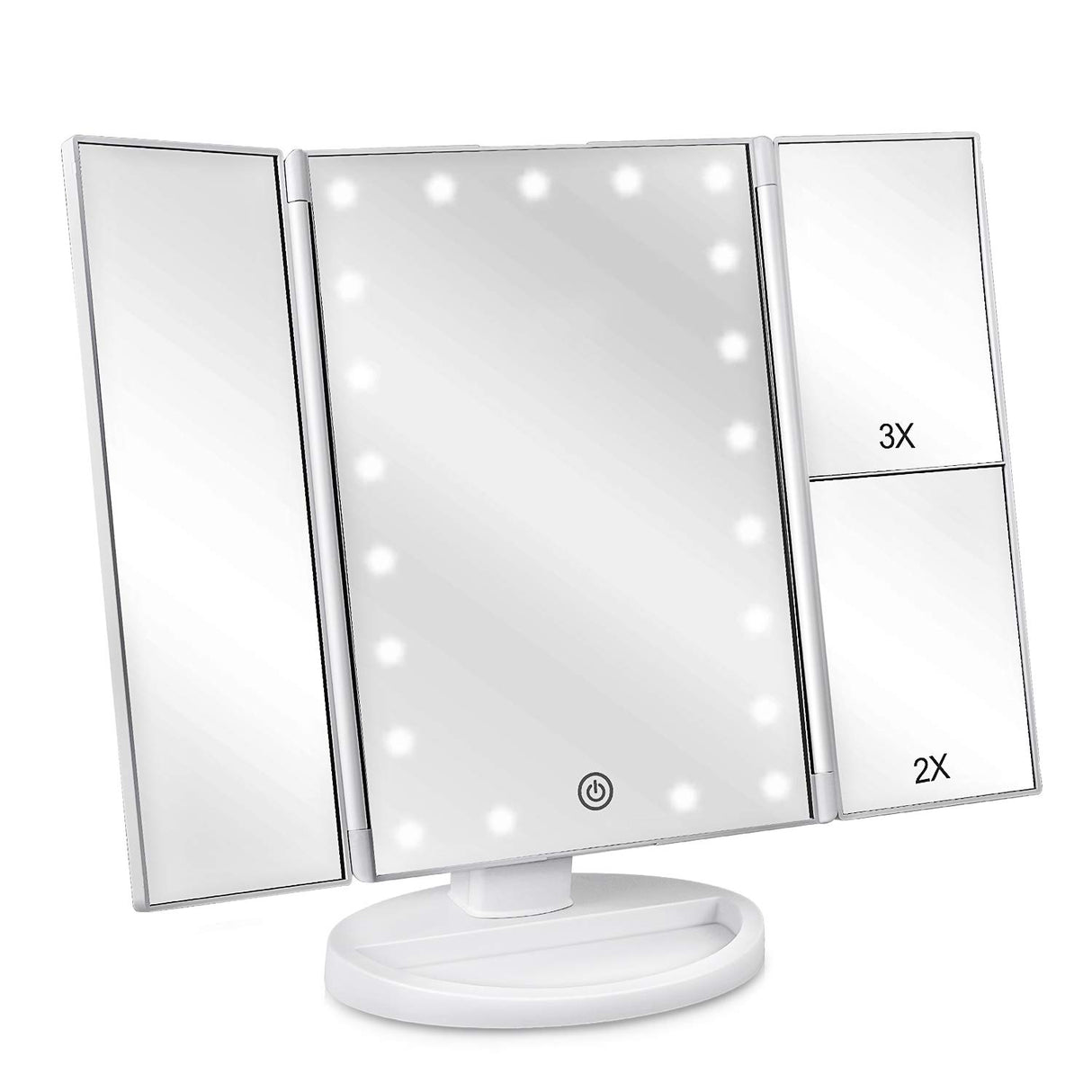 LED THREE FOLD MIRROR-1 PC