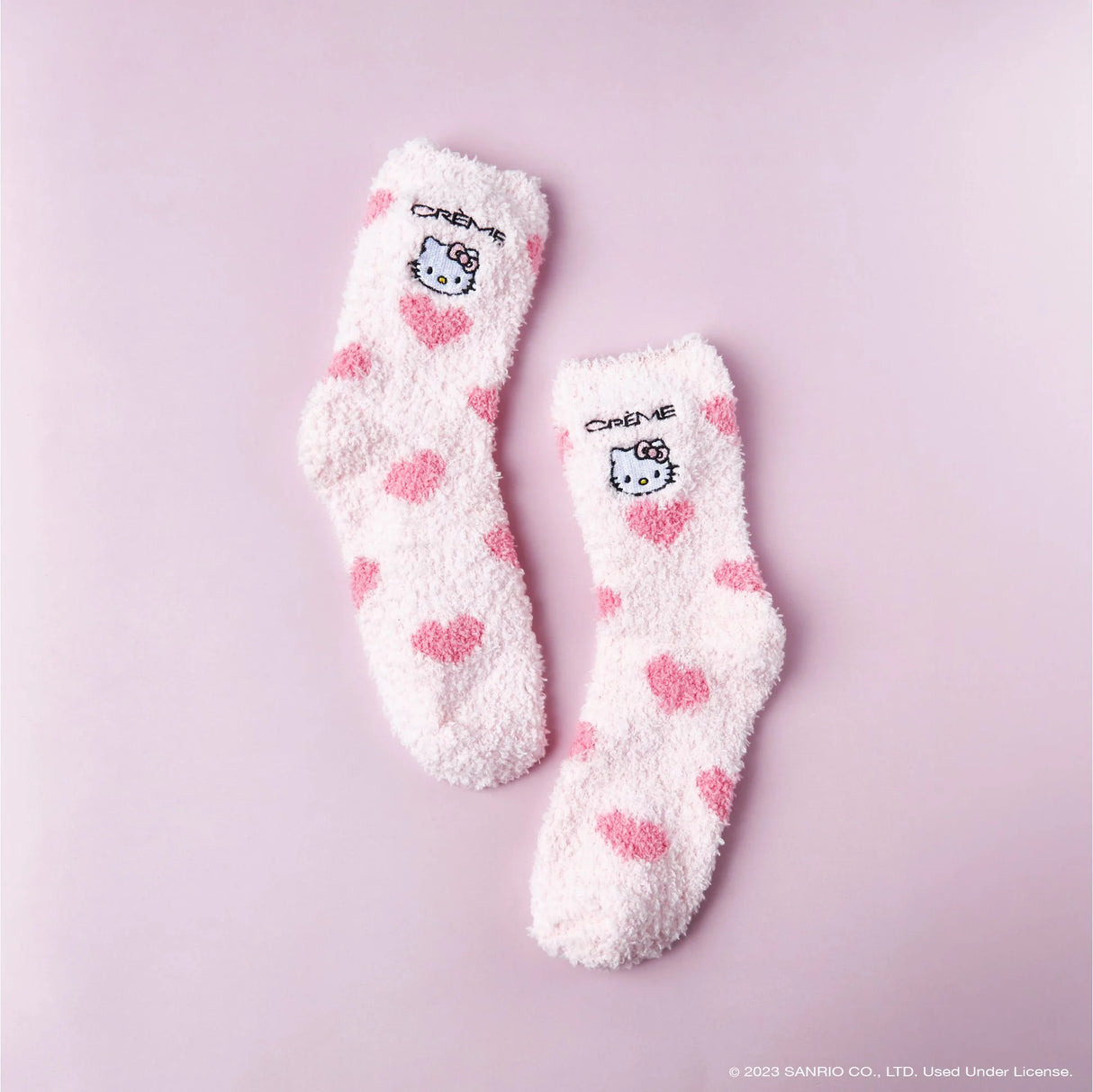 THE CREME SHOP X HELLO KITTY - SOLE SOFT INFUSED COZY SOCKS (1PC)