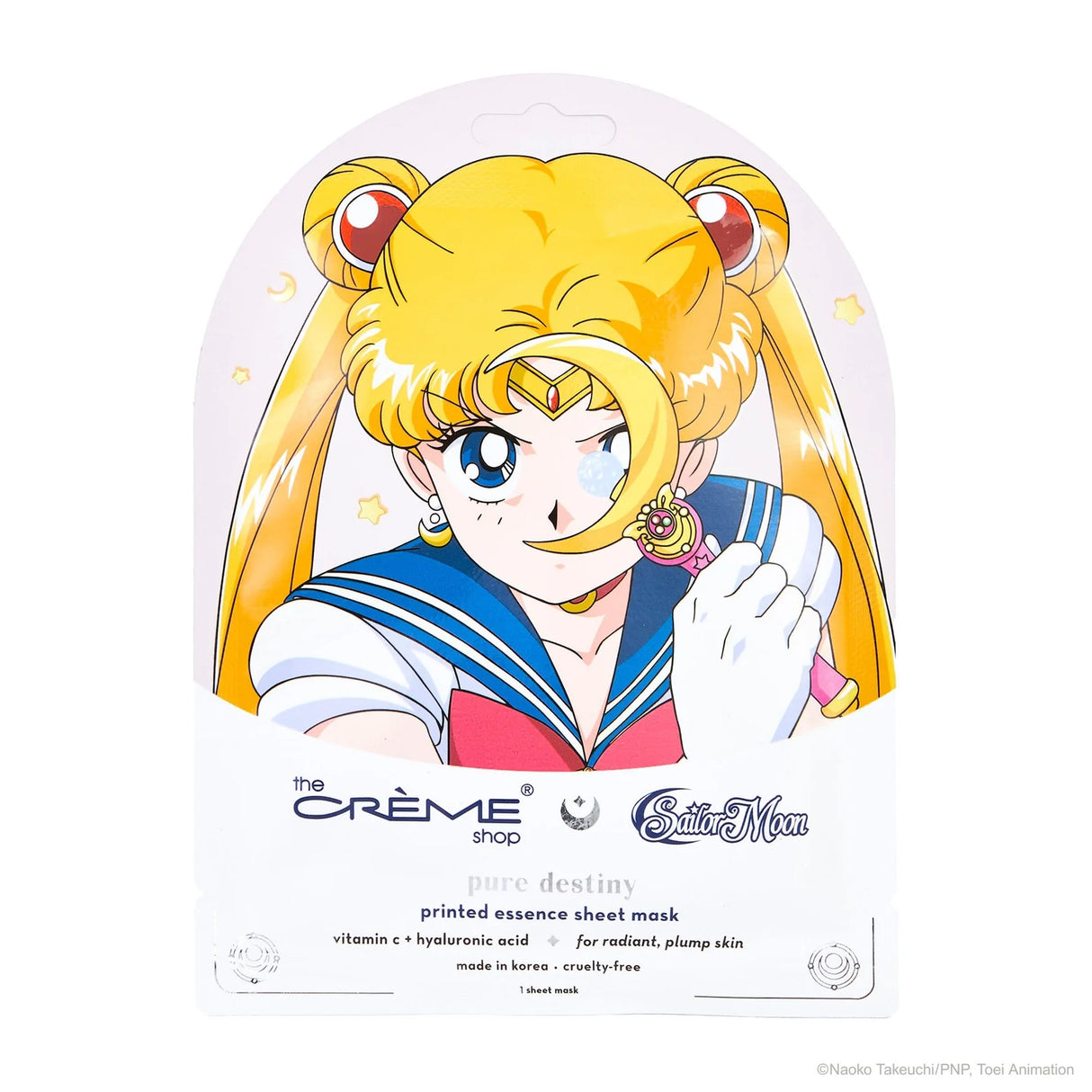 THE CREME SHOP X SAILOR MOON - PURE DESTINY PRINTED ESSENCE SHEET MASK (6 PC)