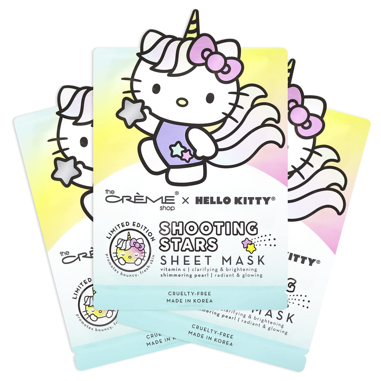 THE CREME SHOP- HELLO KITTY SHOOTING STARS- SHEET MASK- 6PCS PACK