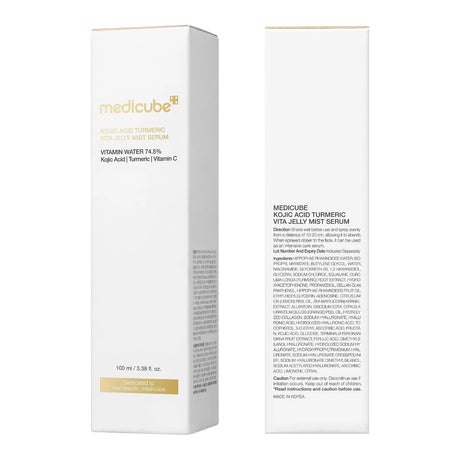 MEDICUBE -  KOJIC ACID TURMERIC VITA JELLY MIST SERUM - (1PC)