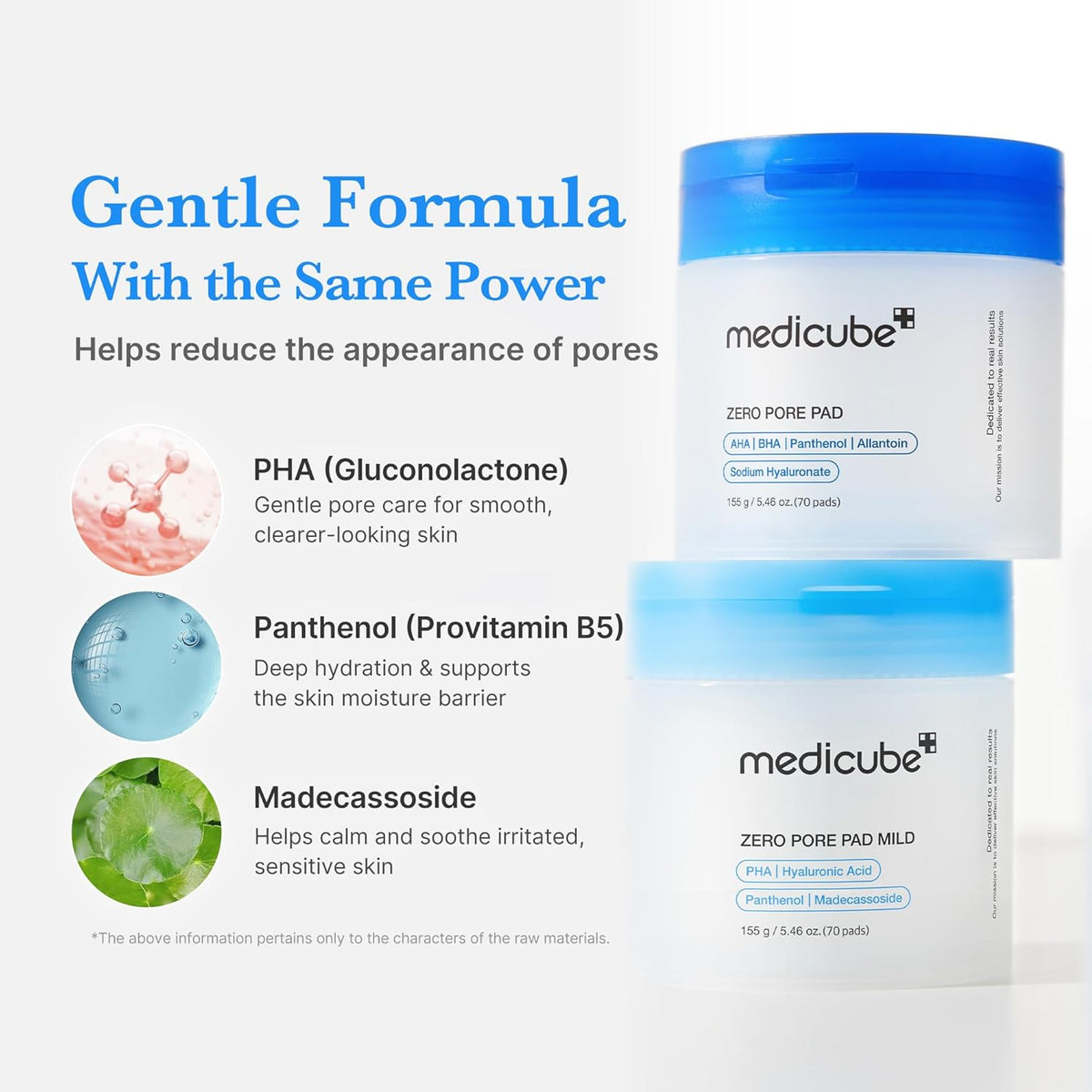 MEDICUBE - ZERO PORE PADS MILD 2.0 - (1PC)