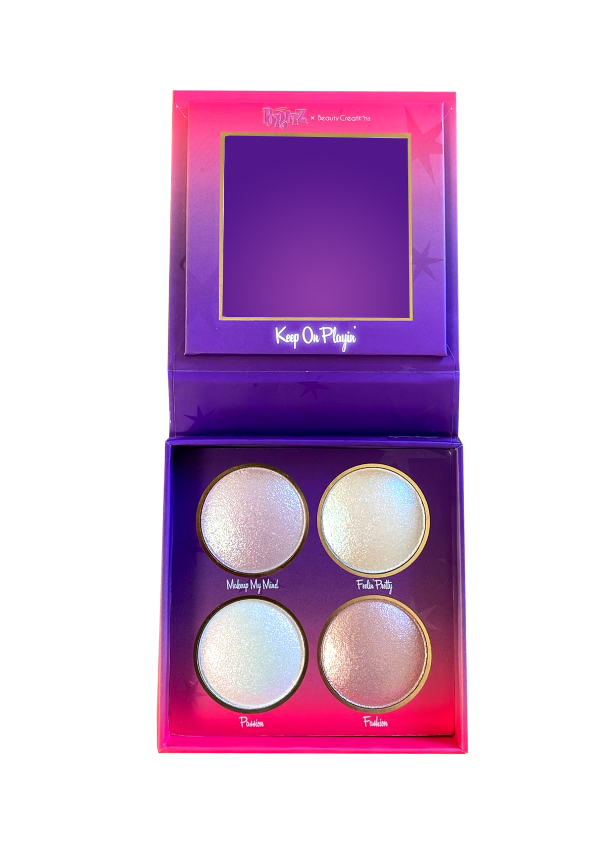 BRATZ X BEAUTY CREATIONS - KEEP ON PLAYIN - BAKED HIGHLIGHT PALETTE (1PC)