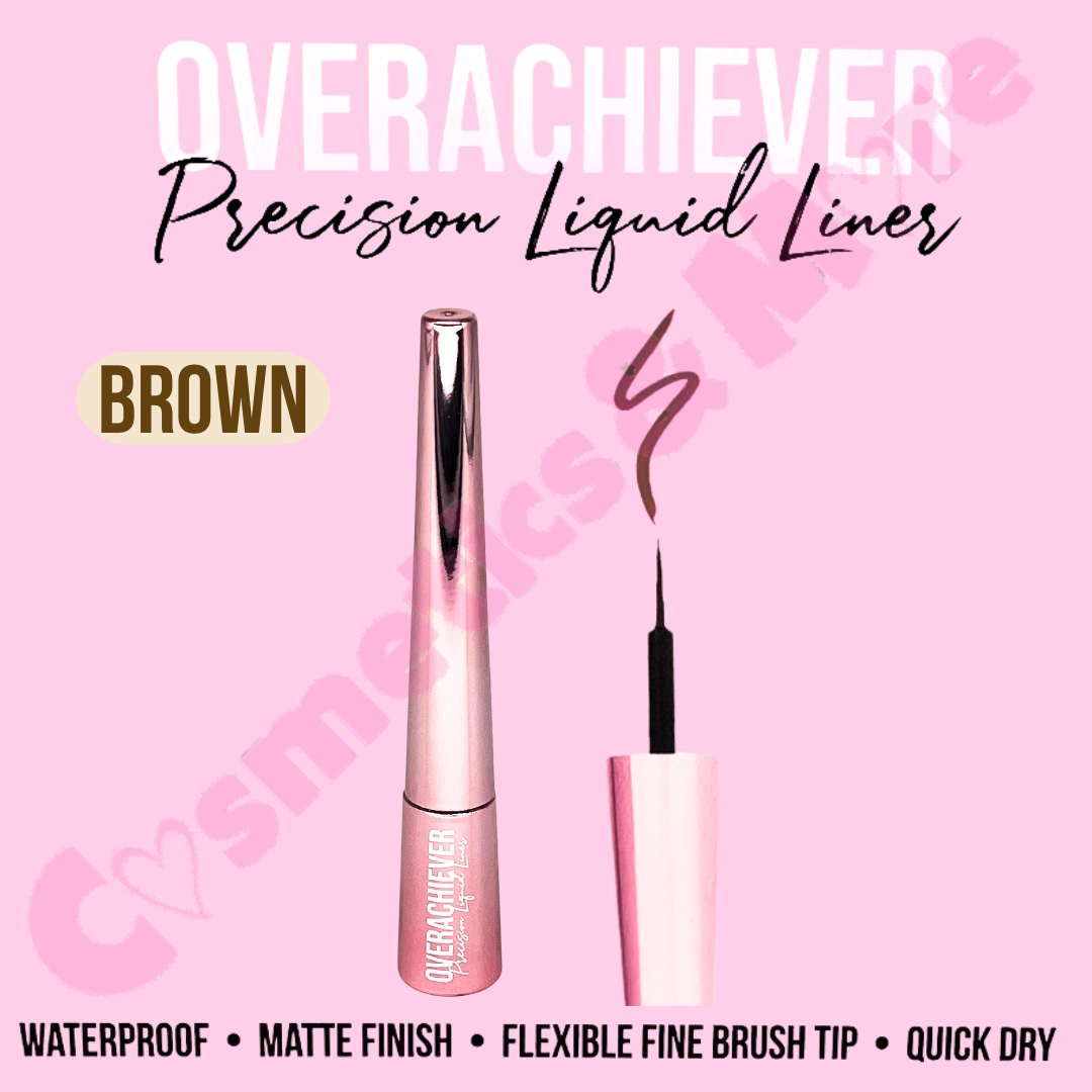 BEAUTY CREATIONS - OVERACHIEVER - PRECISION LIQUID LINER BROWN