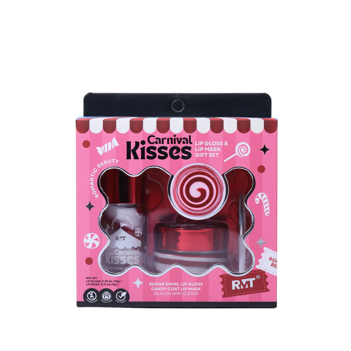ROMANTIC BEAUTY- CARNIVAL KISSES- LIP GLOSS & LIP MASK SET-1PC