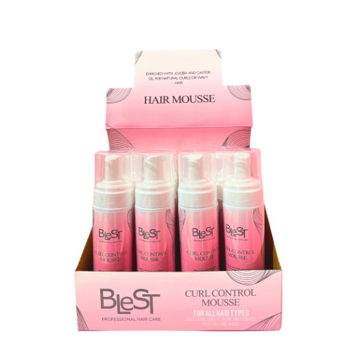 BLEST - CURL CONTROL MOUSSE FOR ALL HAIR TYPES (DISPLAY 12PC)