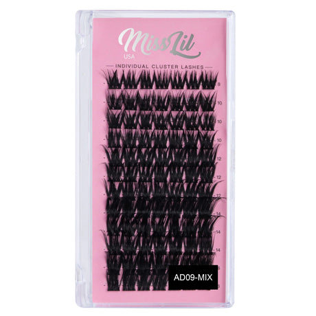 MISS LIL- INDIVIDUAL CLUSTER- LASHES- 3PCS