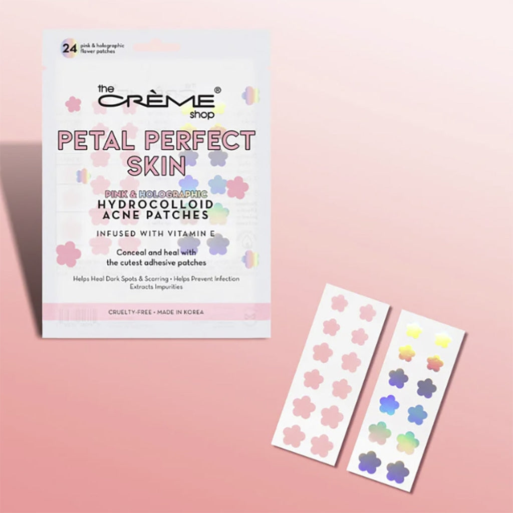 THE CREME- PINK AND HOLOGRAPHIC- ACNE PATCHES-(6PCS)