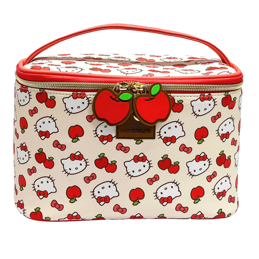 IMPRESSIONS VANITY- HELLO KITTY- RED APPLE- BEAUTY TOTE-1PC