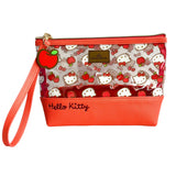 IMPRESSIONS VANITY- HELLO KITTY- RED APPLE- TAPPERED POUCH- 1PC