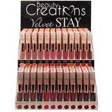 BEAUTY CREATIONS - VELVET STAY LIPSTICK - DISPLAY