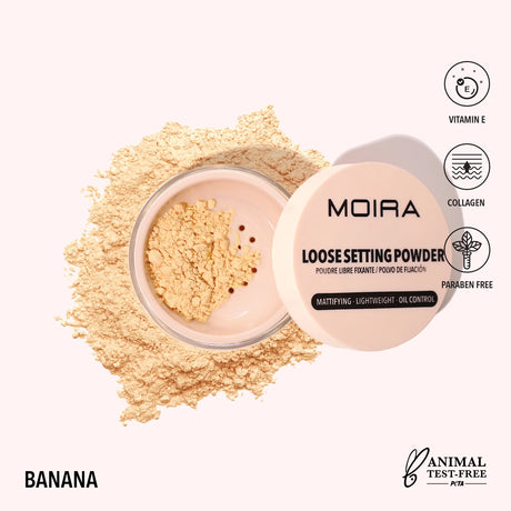 MOIRA - POUDRE FIXATION LIBRE (NOUVELLES TEINTES)